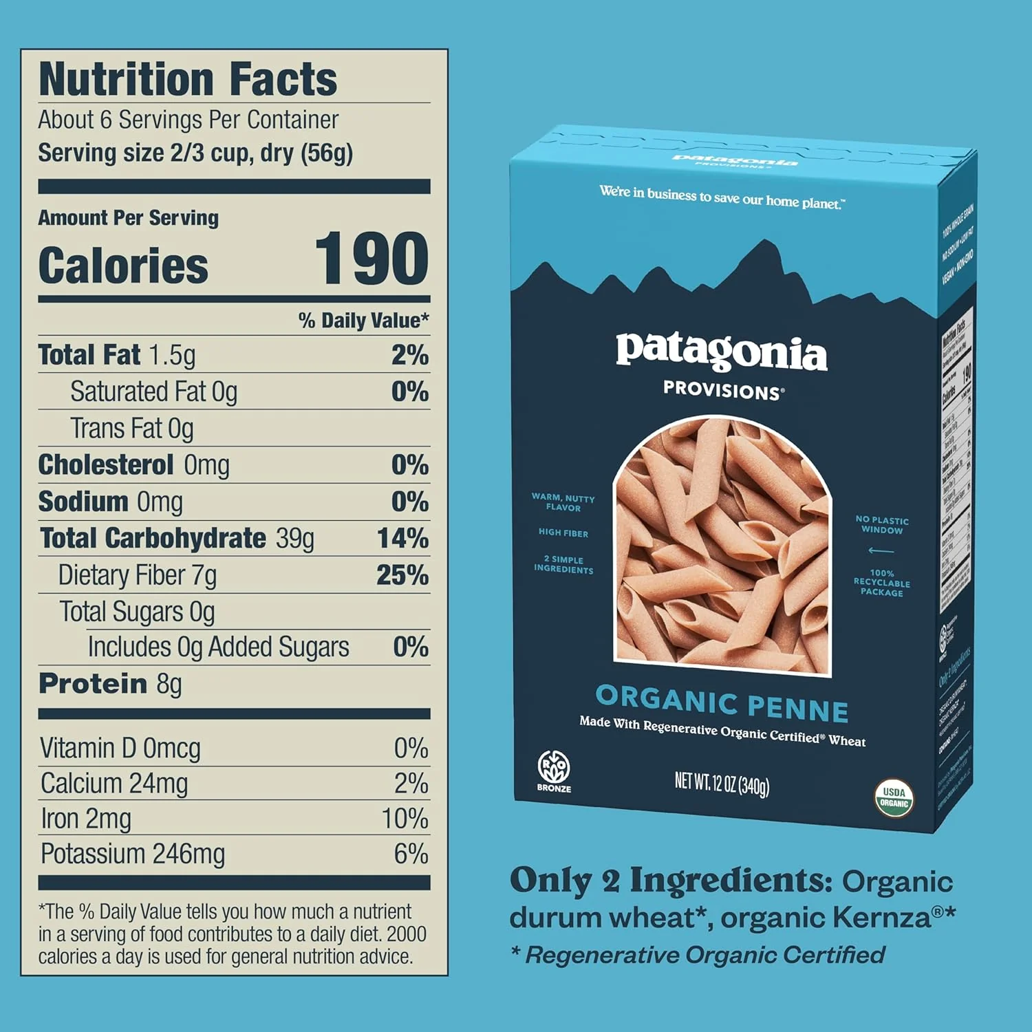 Regenerative Organic Certified Penne Pasta - Image 4