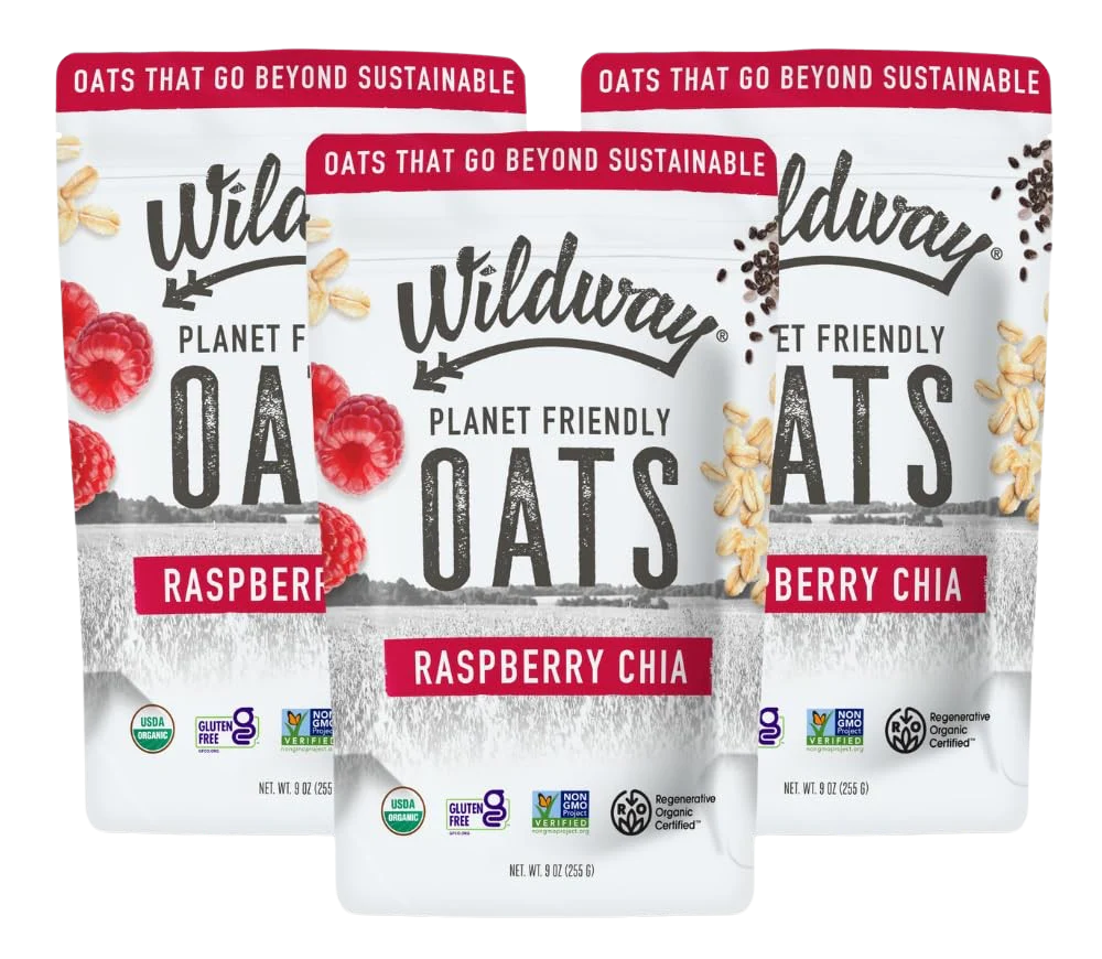 Regenerative Organic Oats Raspberry Chia (3 Pack)