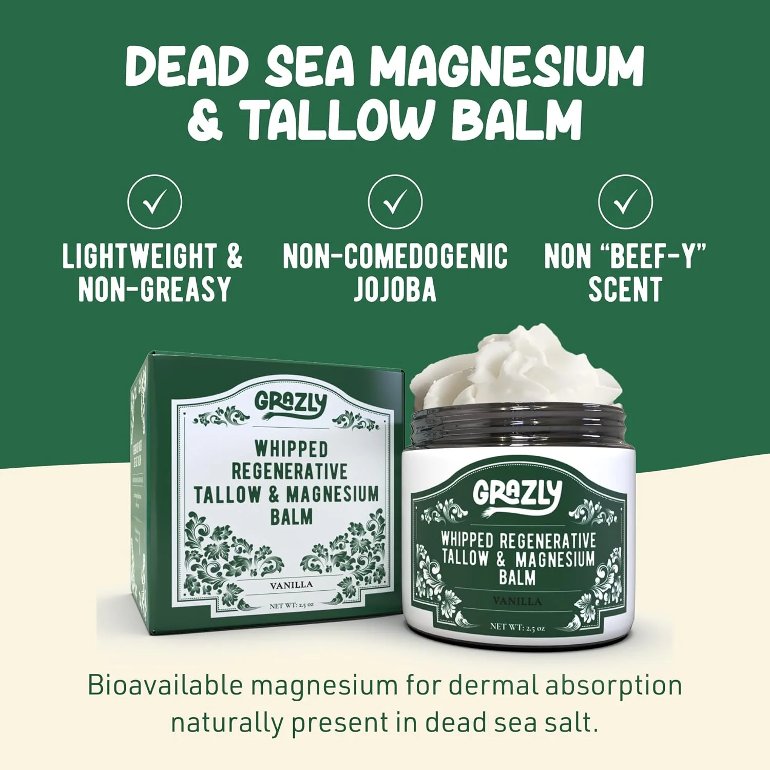 Regenerative Tallow & Honey Balm - Unscented - Image 3