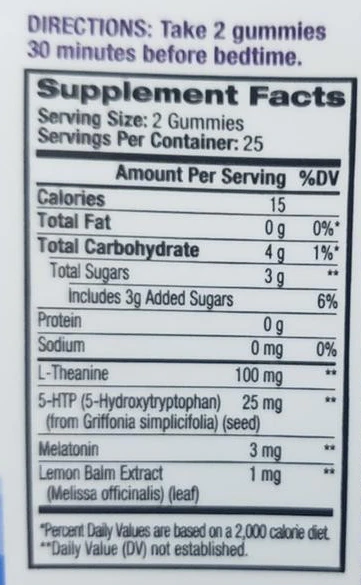 Relax Plus Night Calm Gummies (50 CT) - Image 3