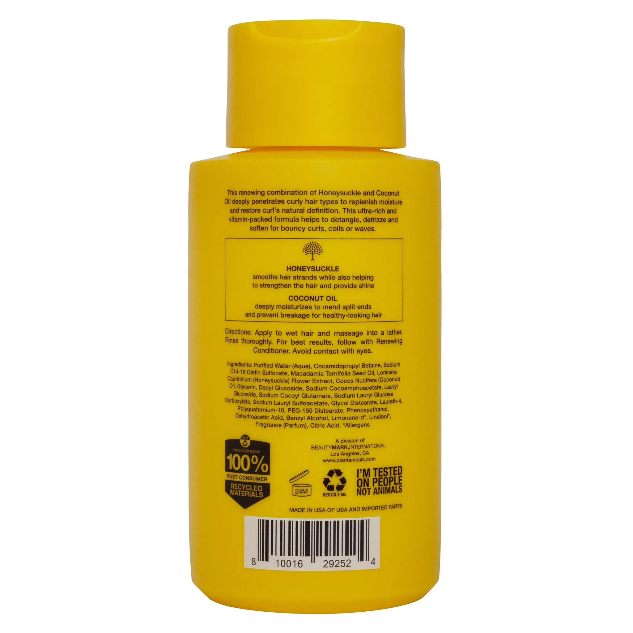 Renewing Shampoo - Honeysuckle + Coconut Oil - Image 3
