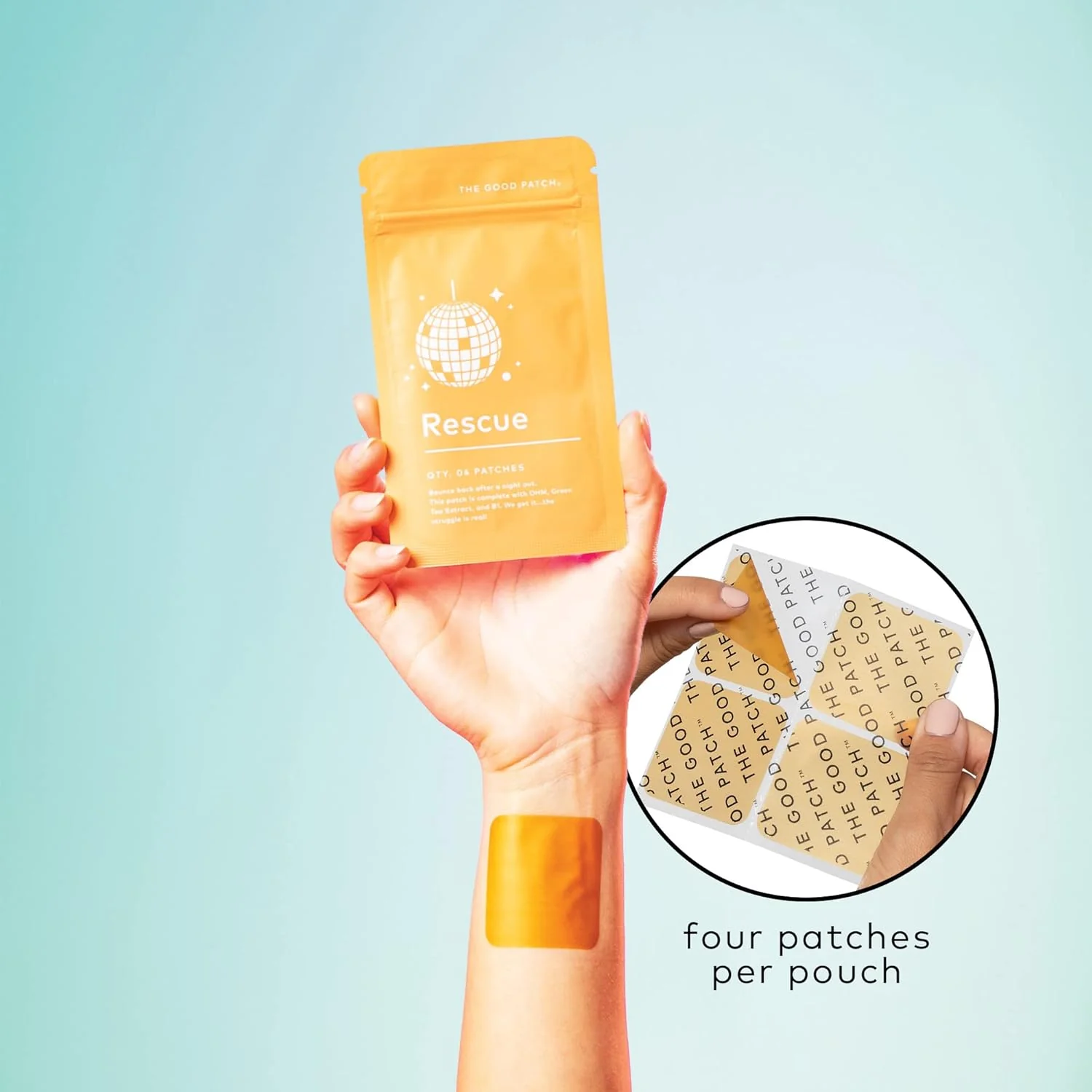 Rescue Plant-Based Vegan Wellness Patch (4 CT) - Image 5
