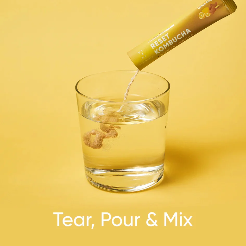 Reset Kombucha - Lemon Ginger (10 CT) - Image 2