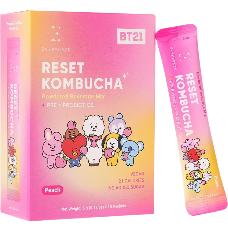 Reset Kombucha - Peach (10 CT)