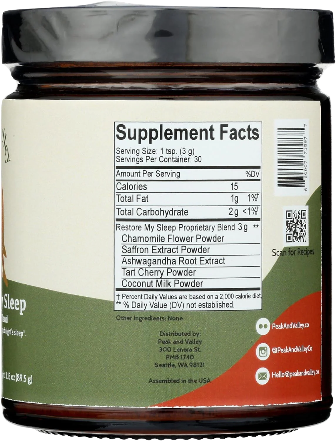 Restore My Sleep Adaptogen Blend - Image 2