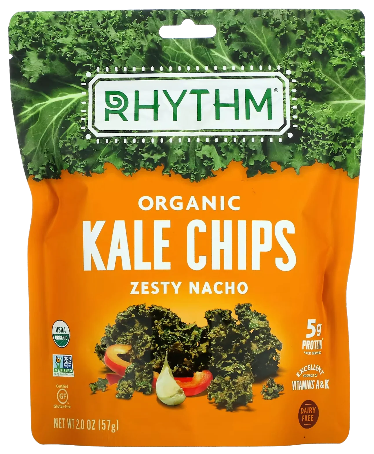 Organic Zesty Nacho Kale Chips