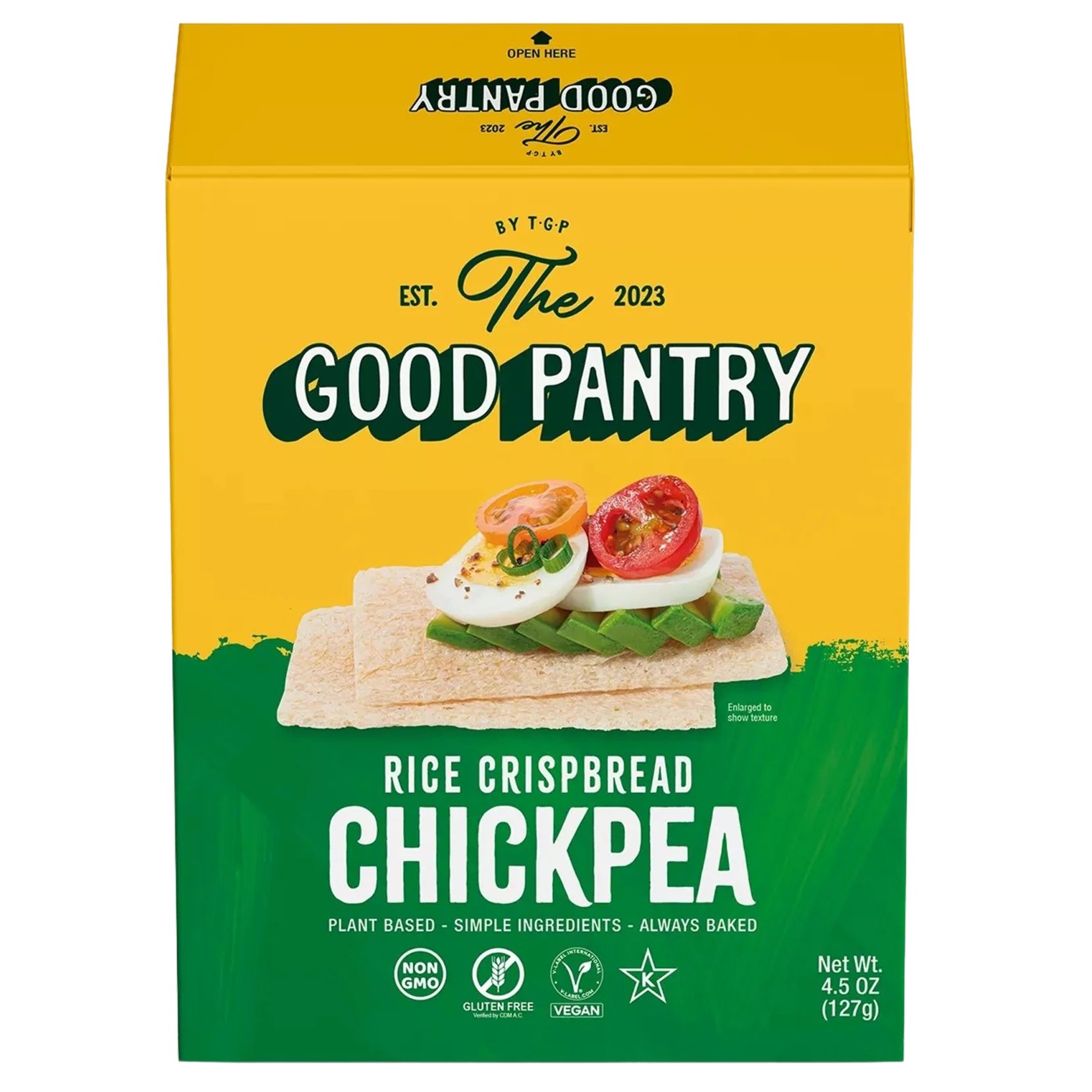 Rice Crispbread Chickpea