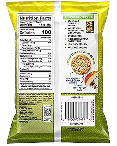 Rice Crisps - Apple Cinnamon (8 Pack) - Image 4