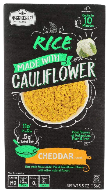 Rice Dry Cauliflower Chedder