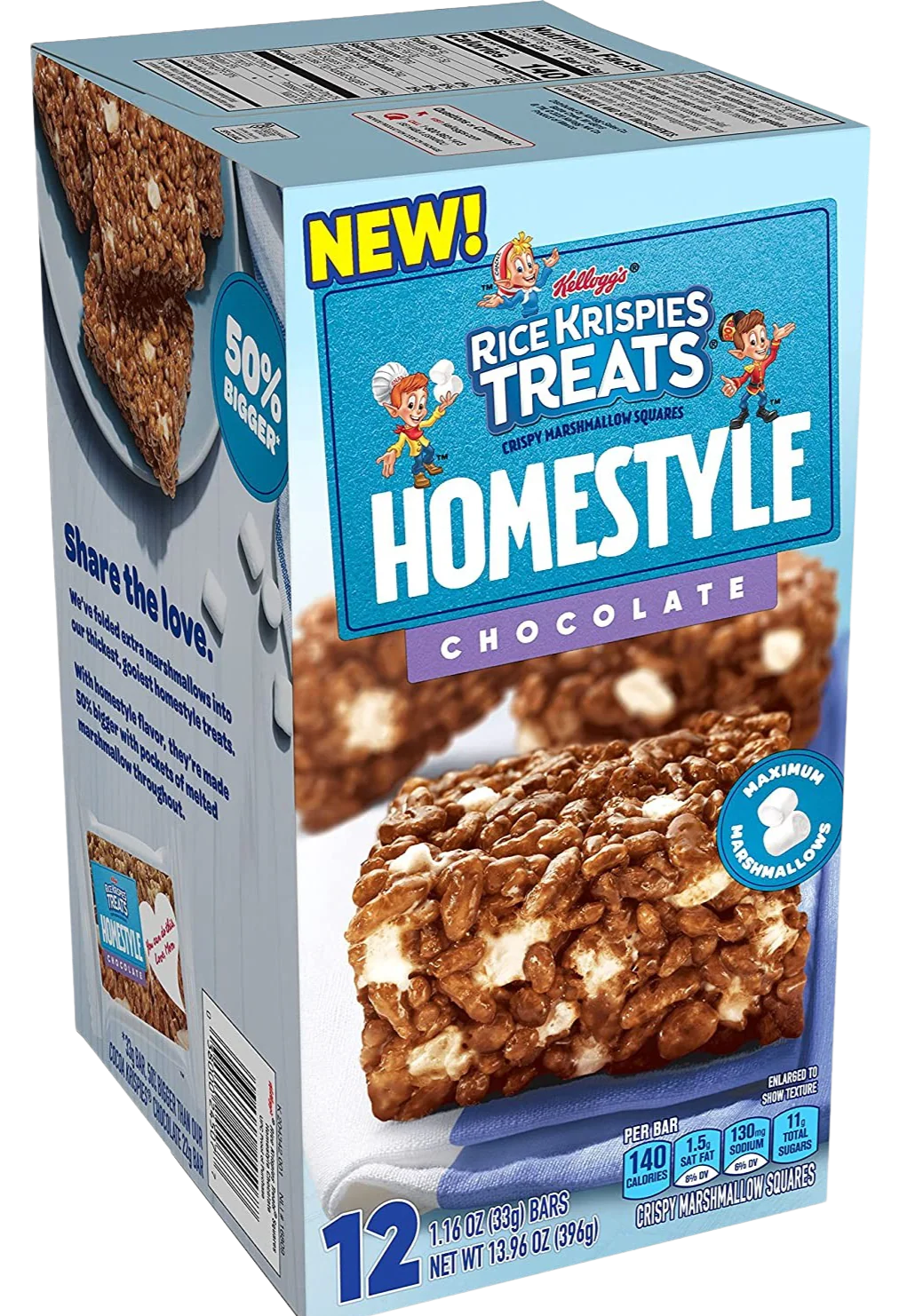 Chocolate Homestyle Marshmallow Crispy Treats (12 ct)