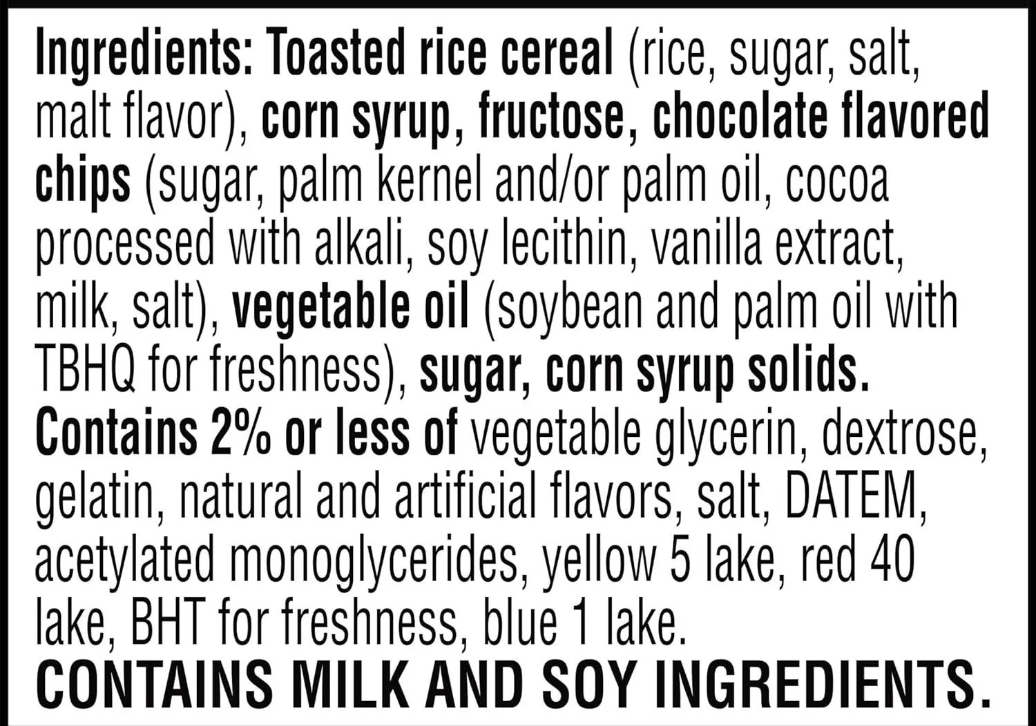 Rice Krispies Treats Crispy Marshmallow Squares - Chocolatey Chip Cookie Dough (8 Bars) - Image 3