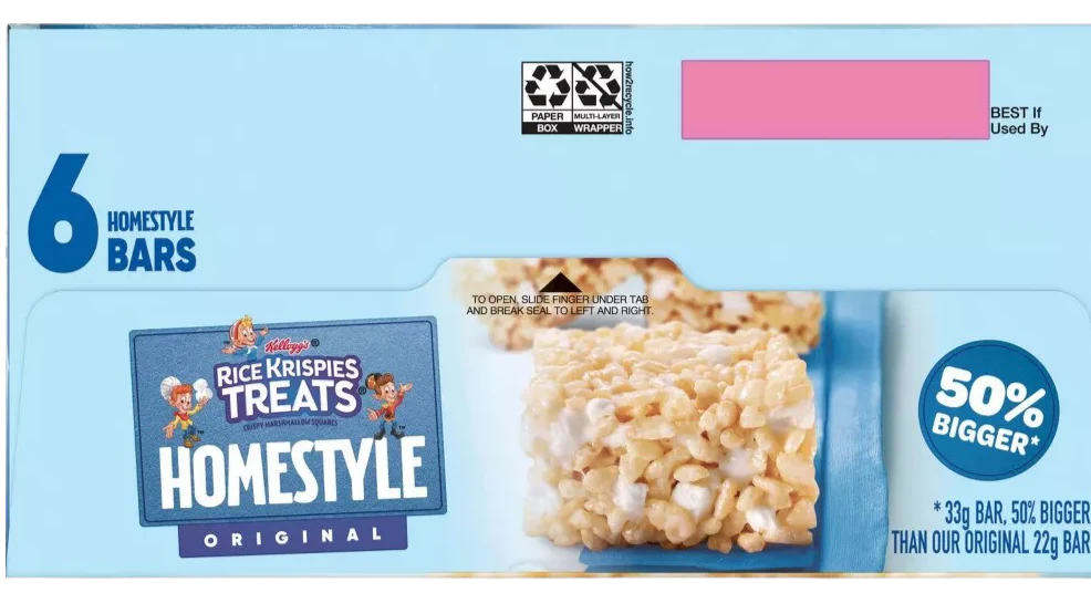 Rice Krispies Treats Original Homestyle Bars (6 CT) - Image 2