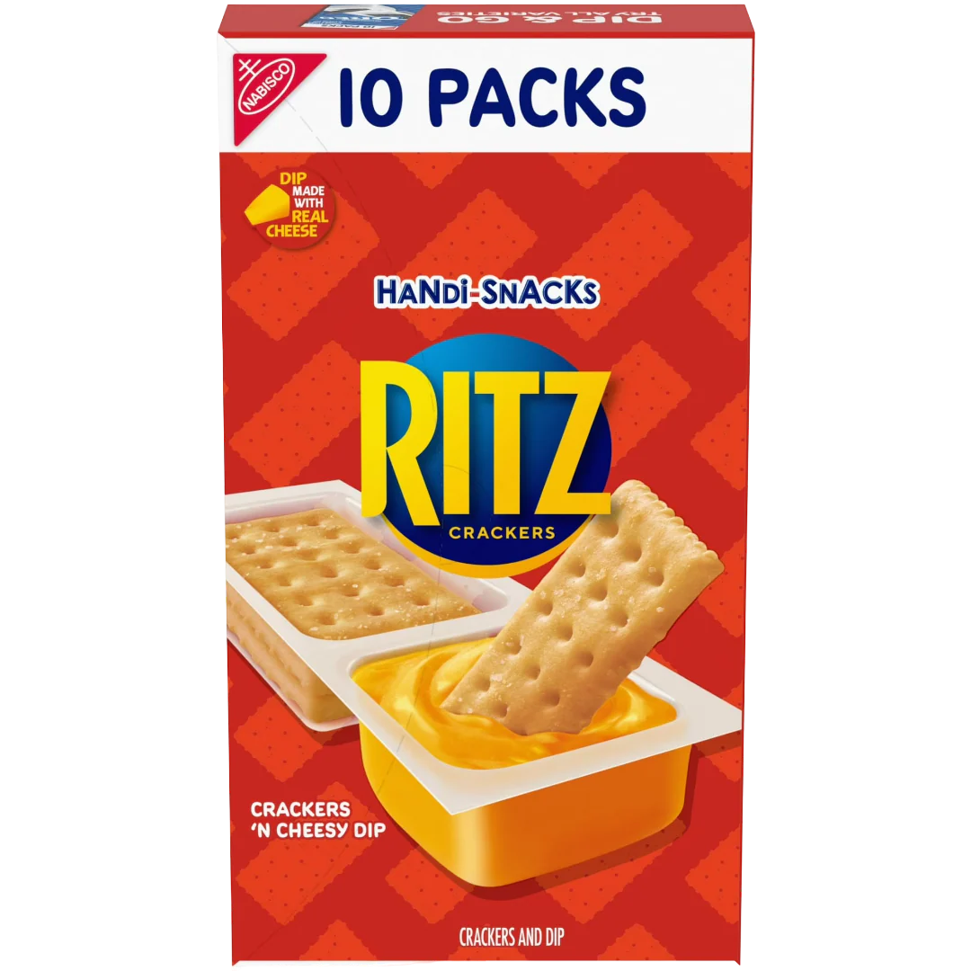 Ritz Handi-Snacks Crackers 'N Cheesy Dip