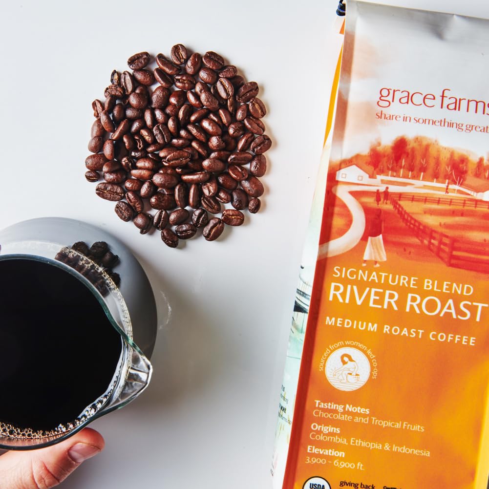 River Roast Blend Medium Roast - Whole Bean Coffee - Image 3
