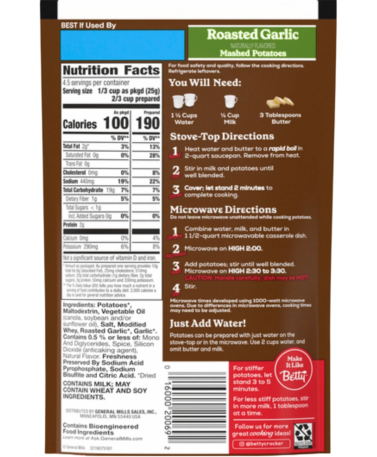 Roasted Garlic Mashed Potatoes Mix (8 Pack) - Image 3