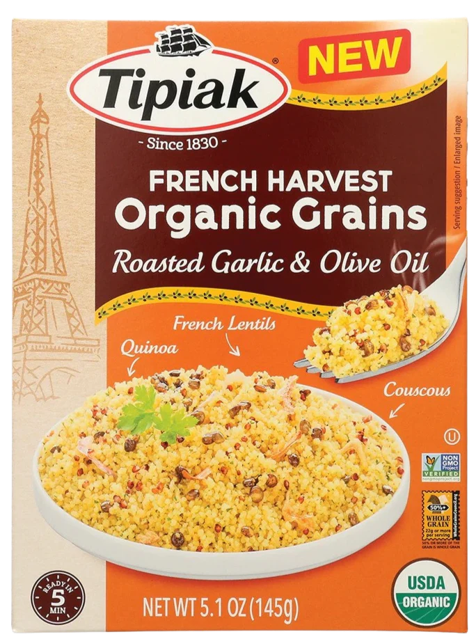 Roasted Garlic & Olive Oil French Harvest Organic Grains