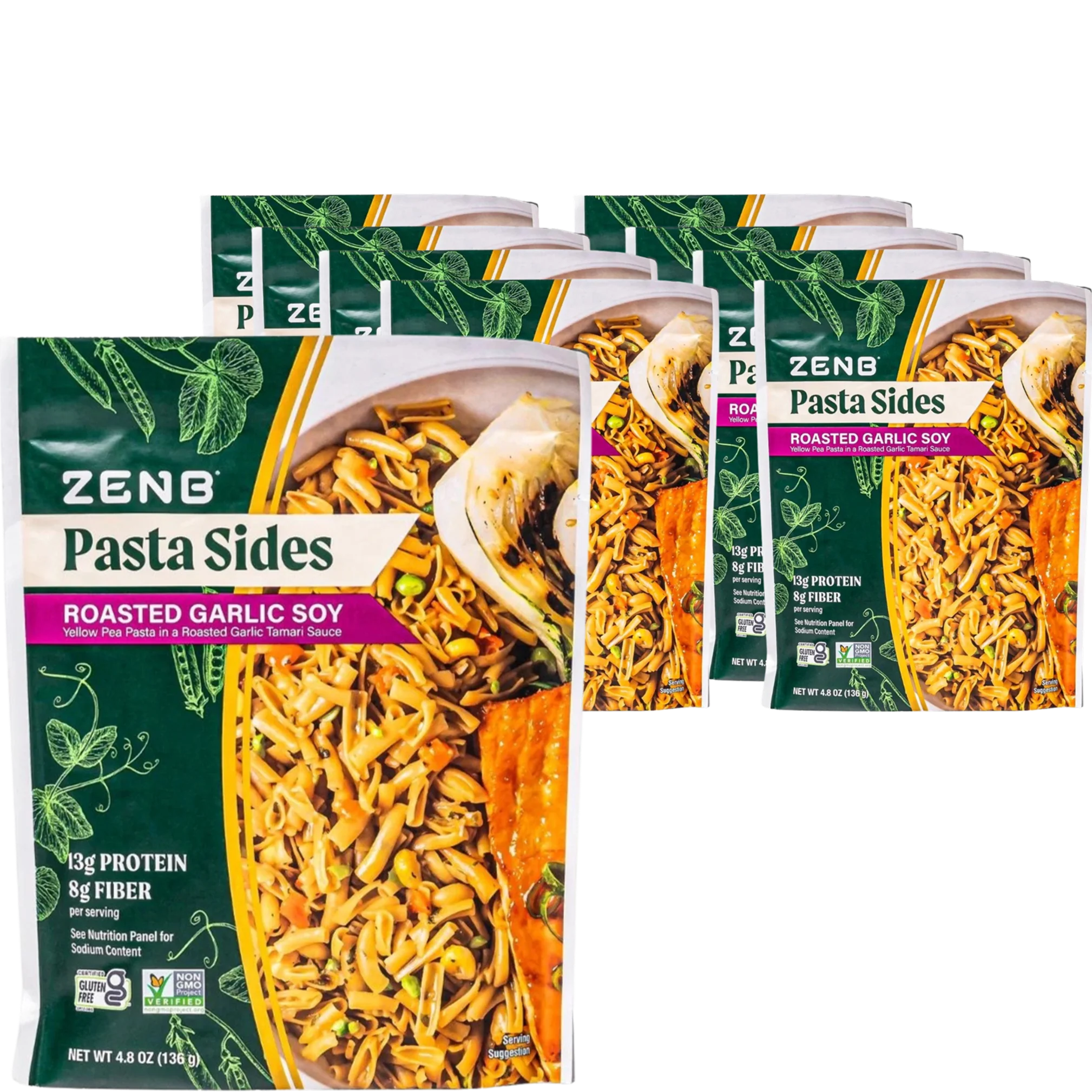 Roasted Garlic Soy Pasta Side (8 Pack)