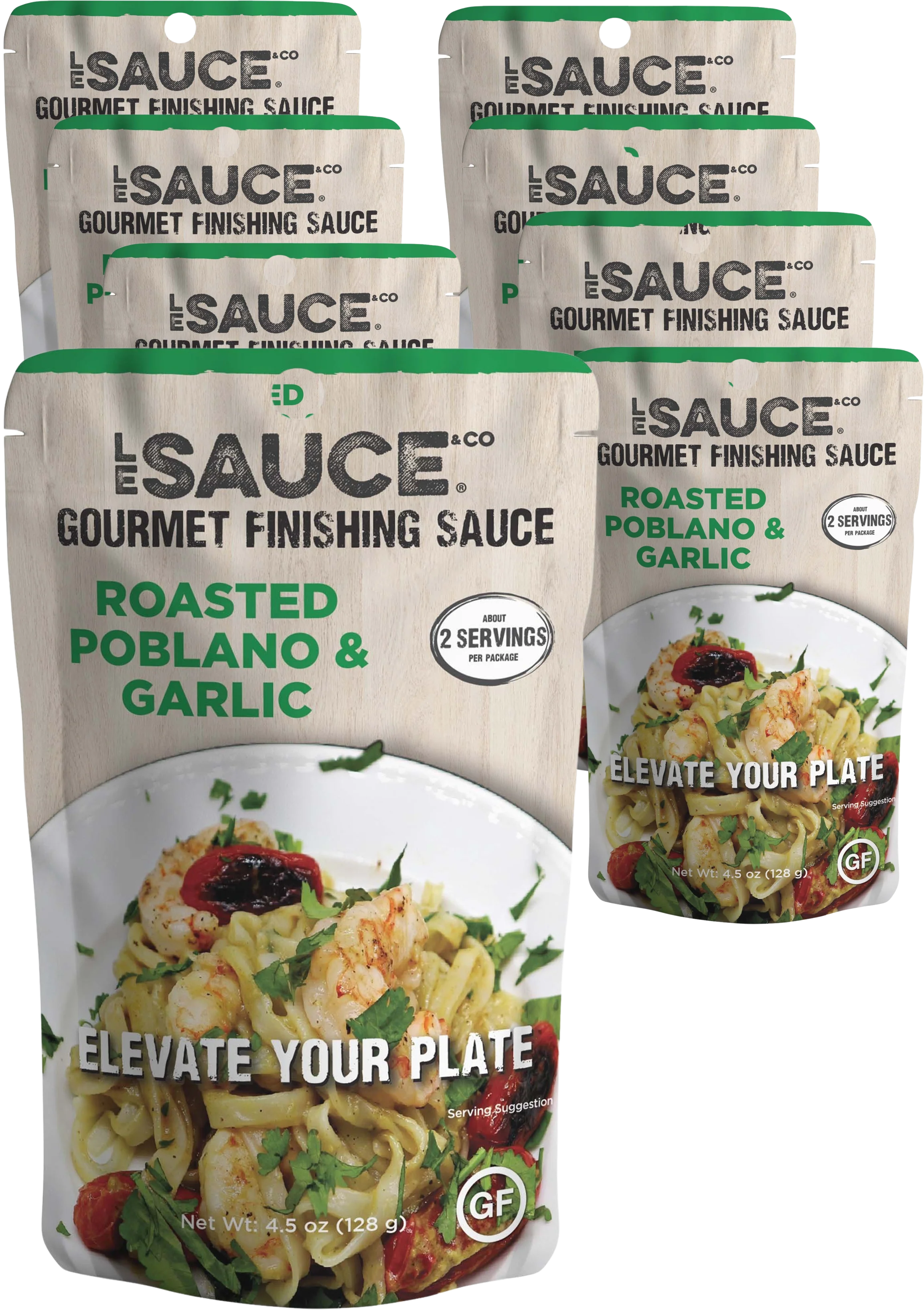 Roasted Poblano & Garlic (8 Pack)