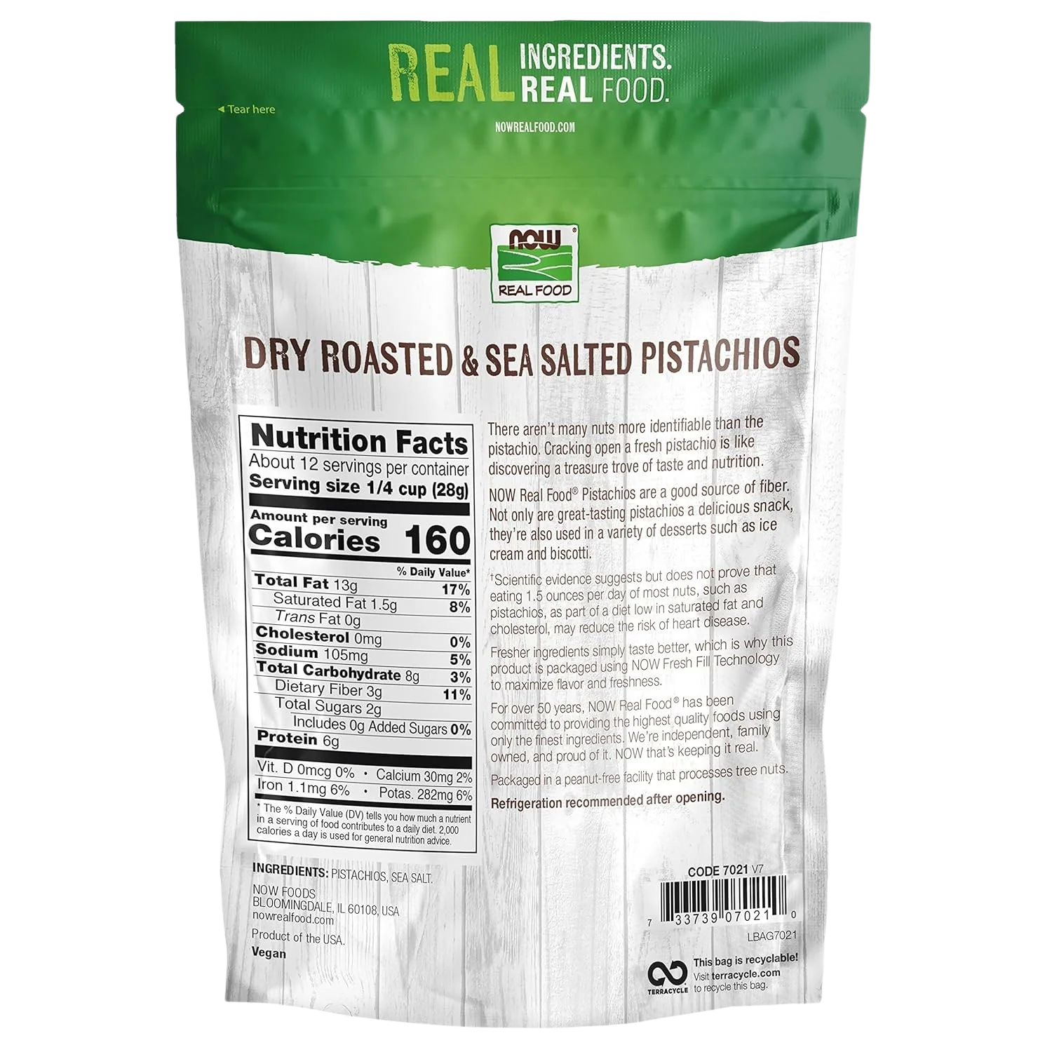 Roasted & Salted Pistachios - Image 2
