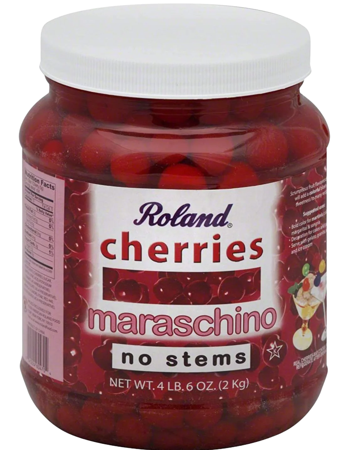 Maraschino Cherries No Stem