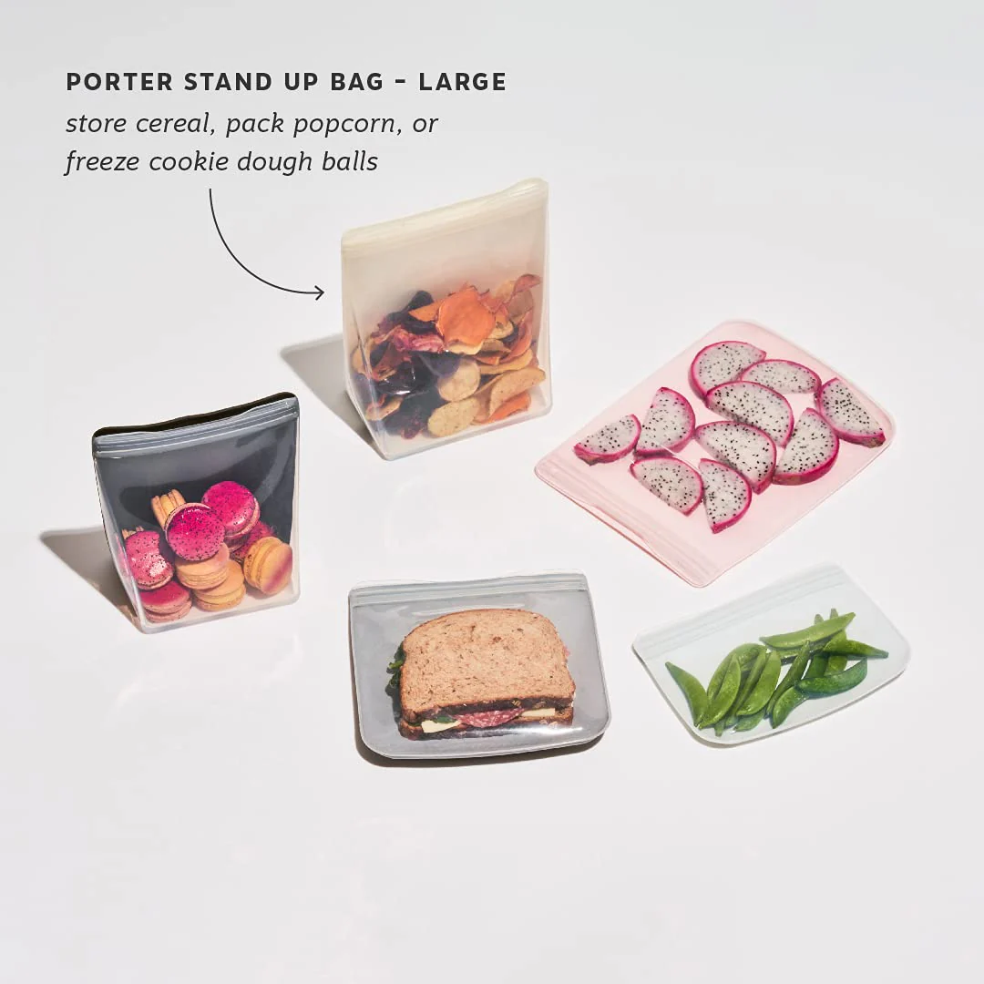 50oz Roll Tight Reusable Food Storage Bag - Clear - Image 4