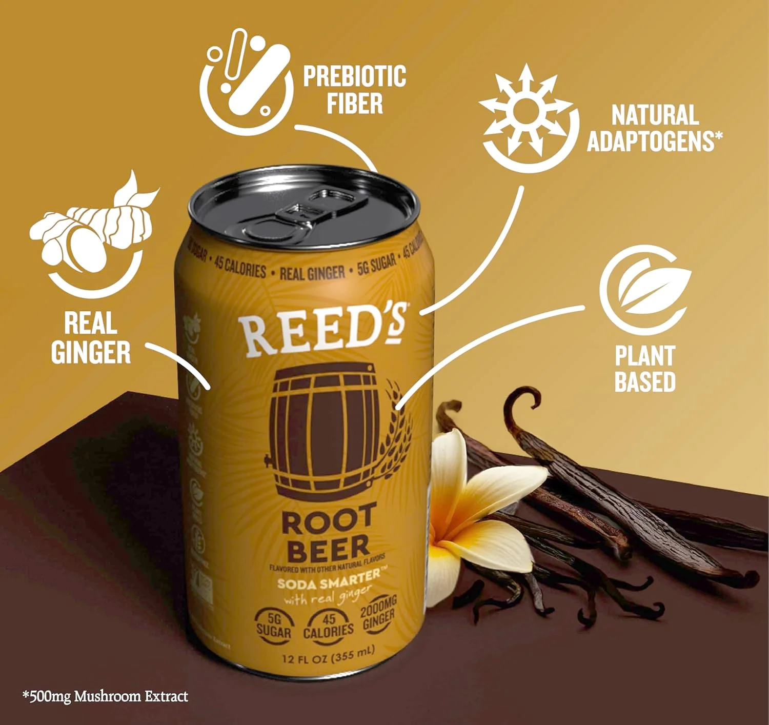 Root Beer Functional Soda (12 Pack) - Image 2