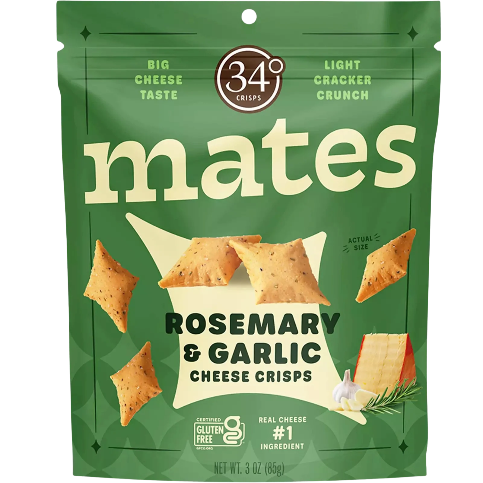 Rosemary & Garlic Cheese Crisps