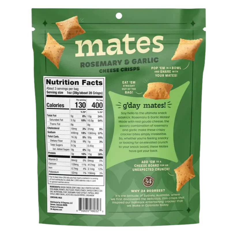 Rosemary & Garlic Cheese Crisps - Image 2
