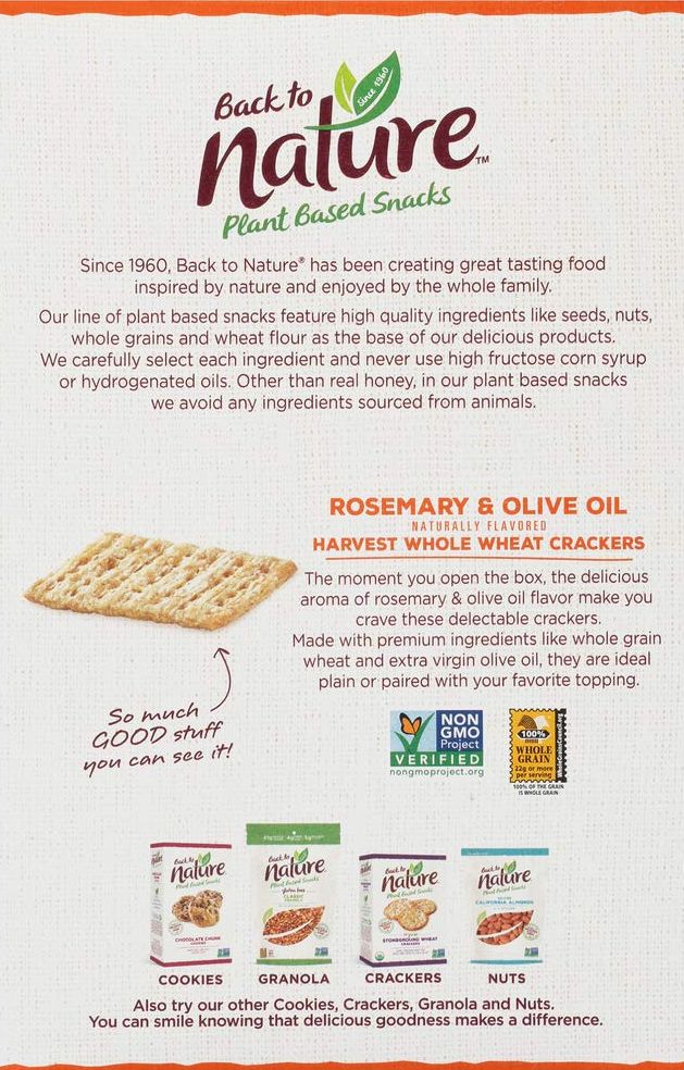 Rosemary Olive Oil Whole Wheat Crackers - Image 2