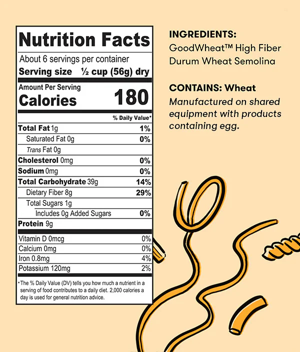 Rotini - High Fiber Pasta - Image 4