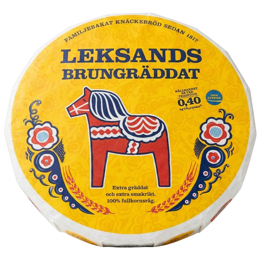 Round Brown-baked Crispbread