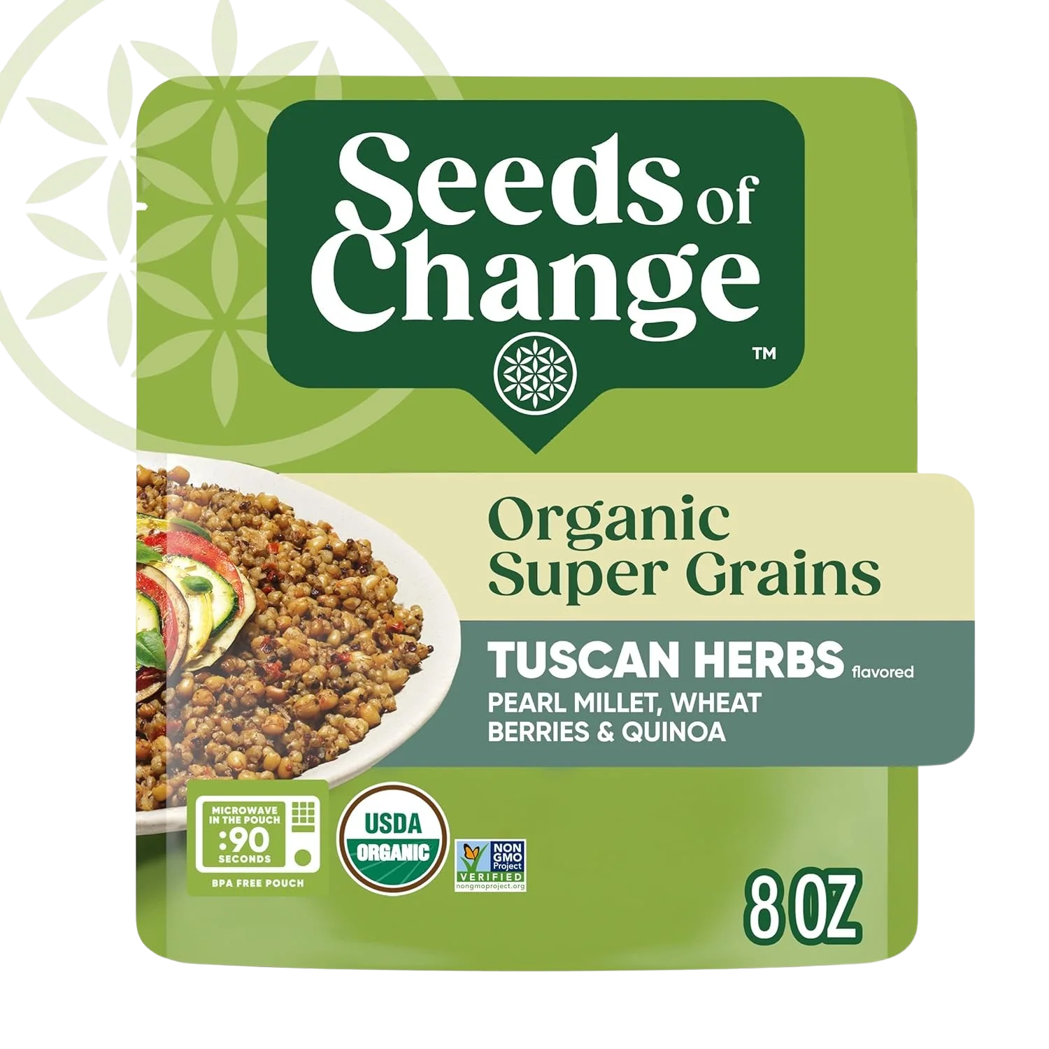 RTE Organic Super Grains flavored with Tuscan Herbs