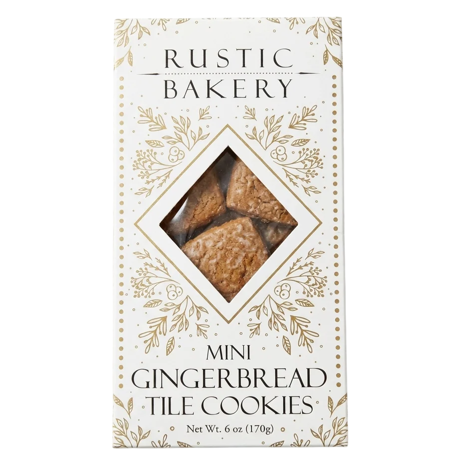Mini Gingerbread Tile Cookies