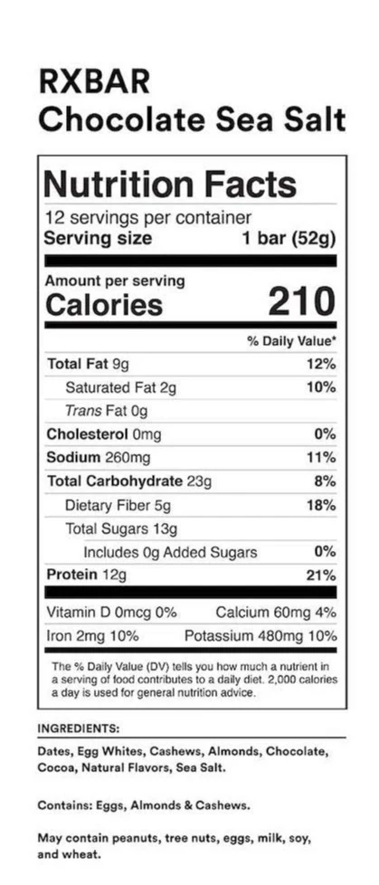 Chocolate Sea Salt Protein Bars (4 CT) - Image 3