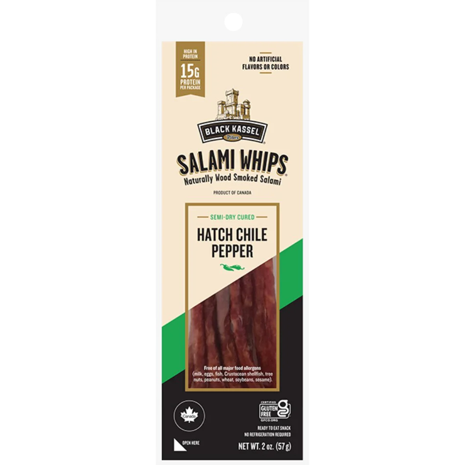 Salami Sticks Hatch Chile Pepper (16 packs) - Image 2