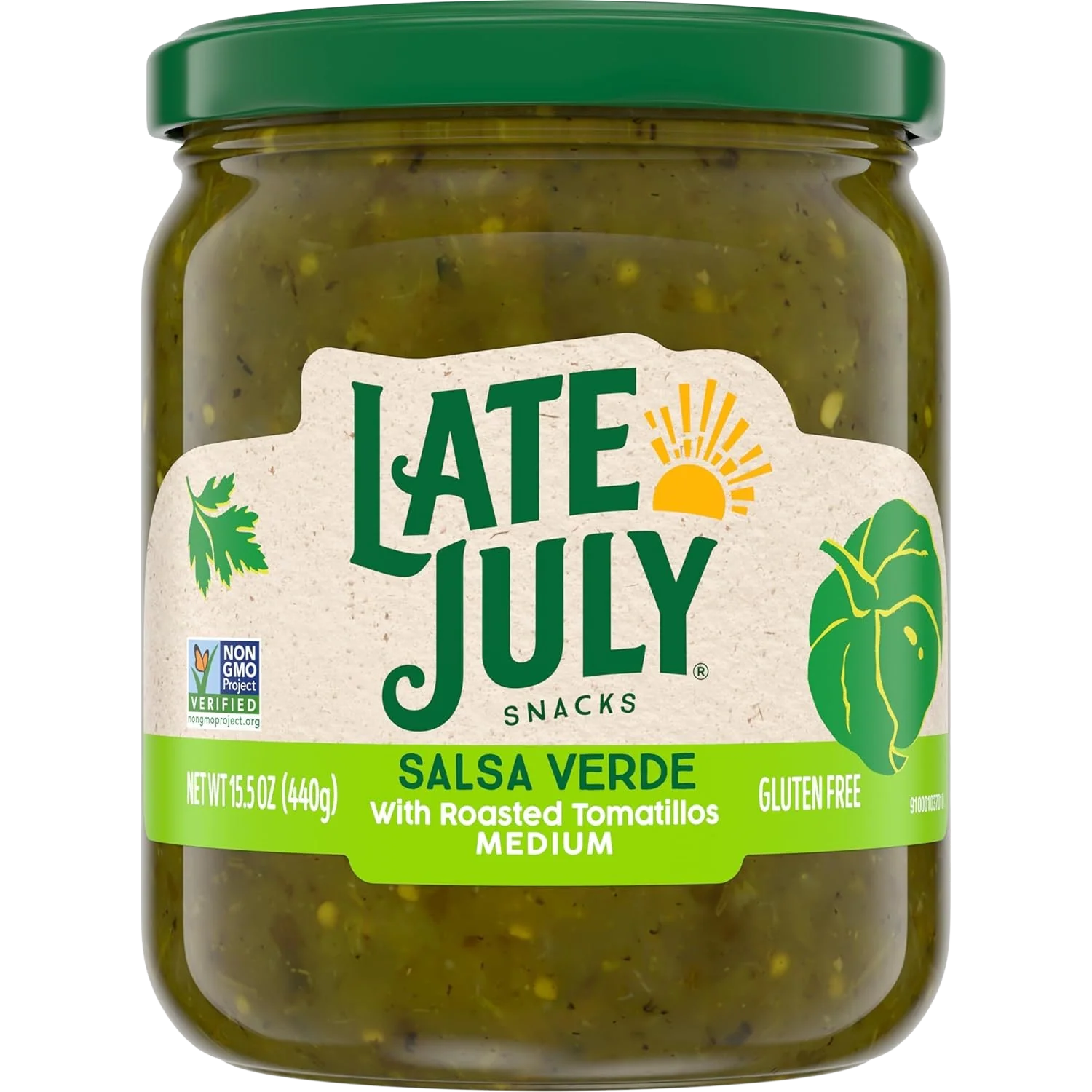 Salsa Verde with Roasted Tomatillos Medium