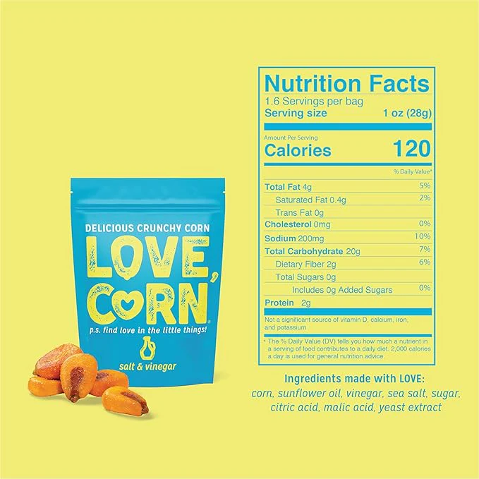 Salt And Vinegar Crunchy Corn (10 CT) - Image 4