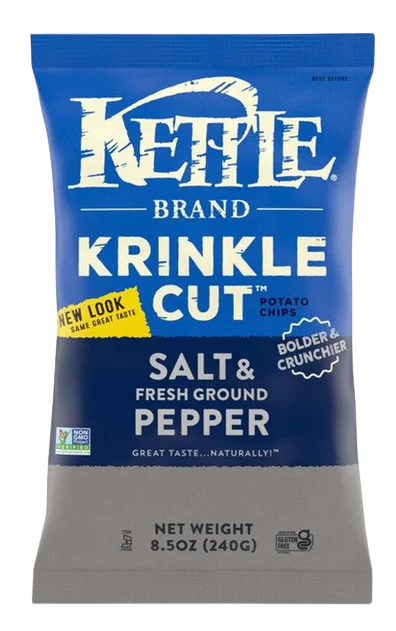 Salt & Fresh Ground Pepper Krinkle Cut Chips