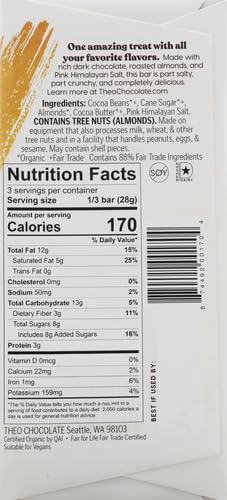 Salted Almond 70% Dark Chocolate Bar - Image 2