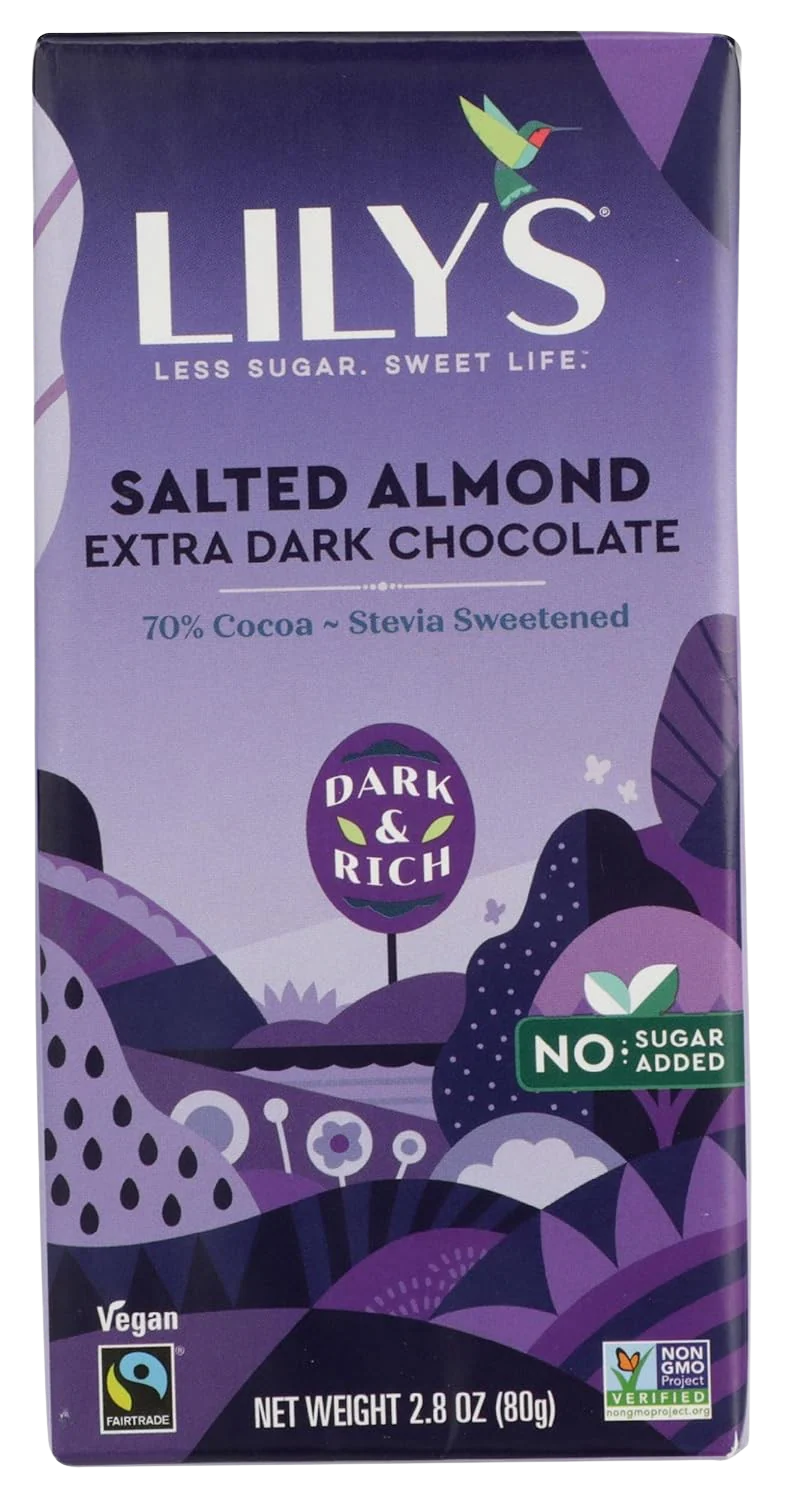Salted Almond Dark Chocolate Bar