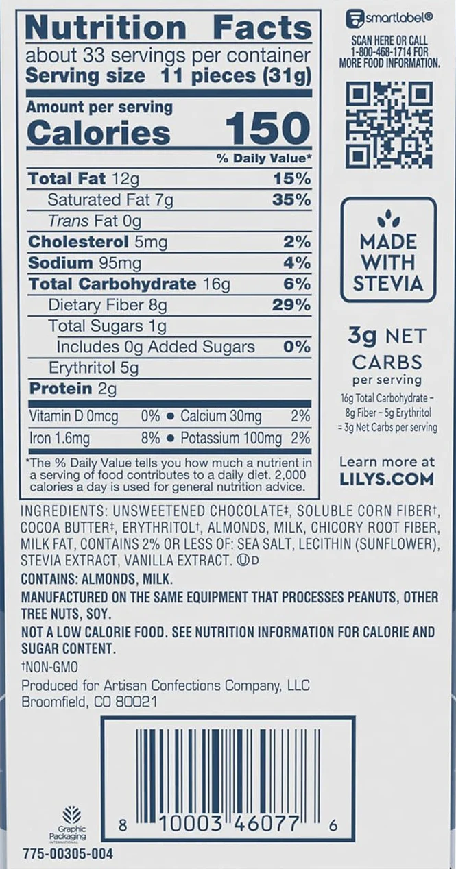 Salted Almond Milk Chocolate Bar (12 CT) - Image 2