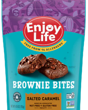 Salted Caramel Brownie Bites