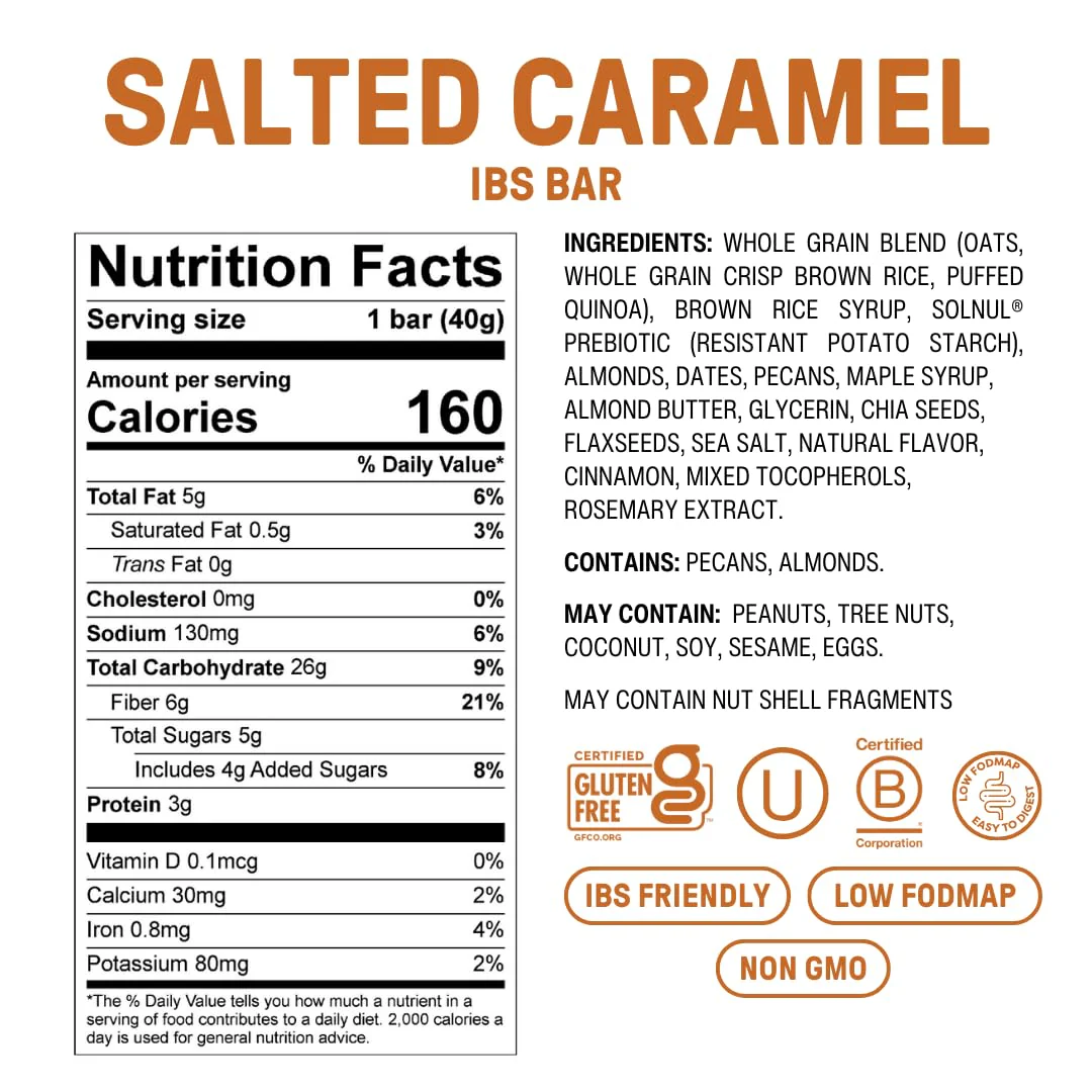 Salted Caramel IBS Bar (12 CT) - Image 7