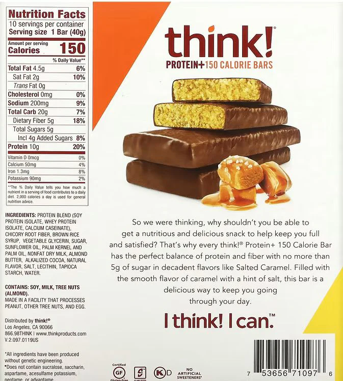 Salted Caramel Protein Bars (5 CT) - Image 2