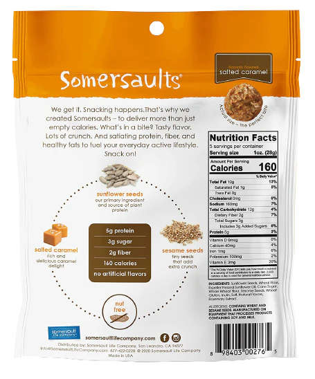 Salted Carmel Sunflower Seed Crunchy Bites - Image 2