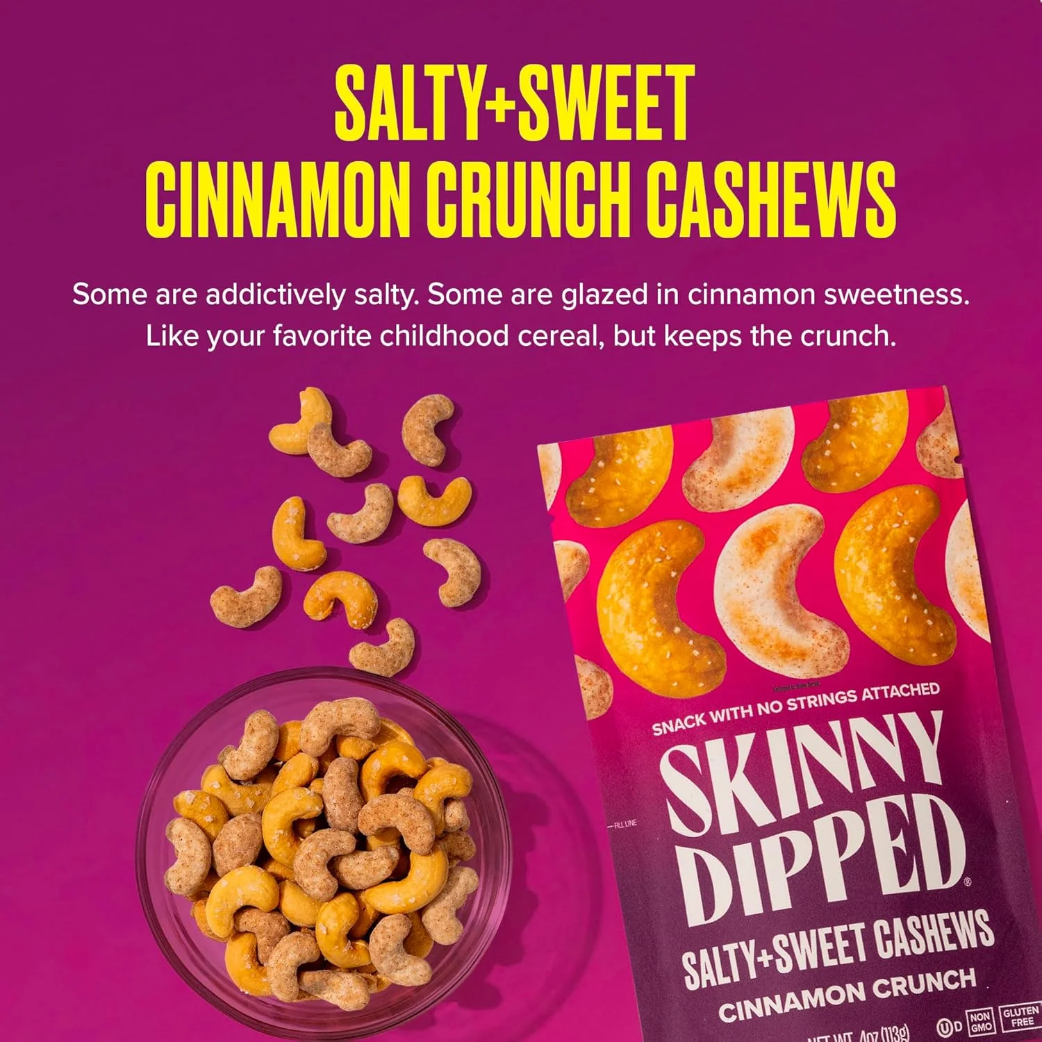 Salty & Sweet Cashews - Cinnamon Crunch - Image 3