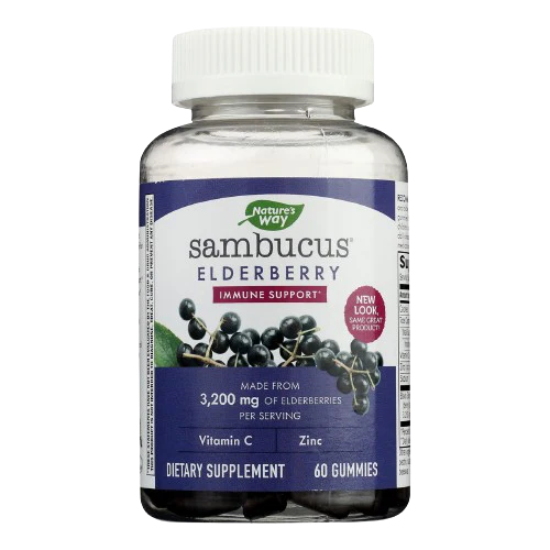 Sambucus Elderberry Immune Gummies with Vitamin C and Zinc
