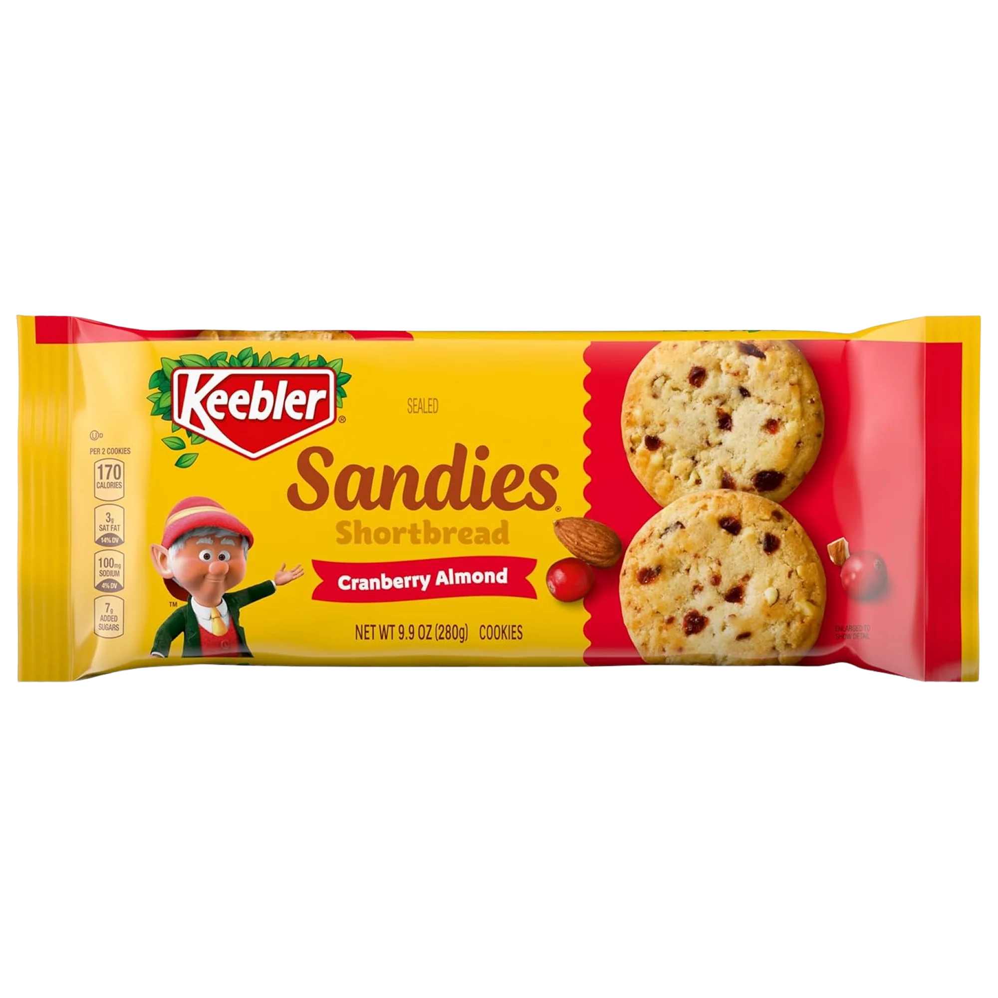 Sandies Shortbread - Cranberry Almond