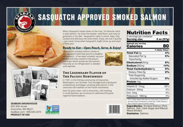Sasquatch Approved Smoked Pink Salmon - Image 4