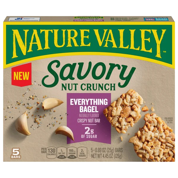 Savory Nut Crunch Bar - Everything Bagel (5CT)